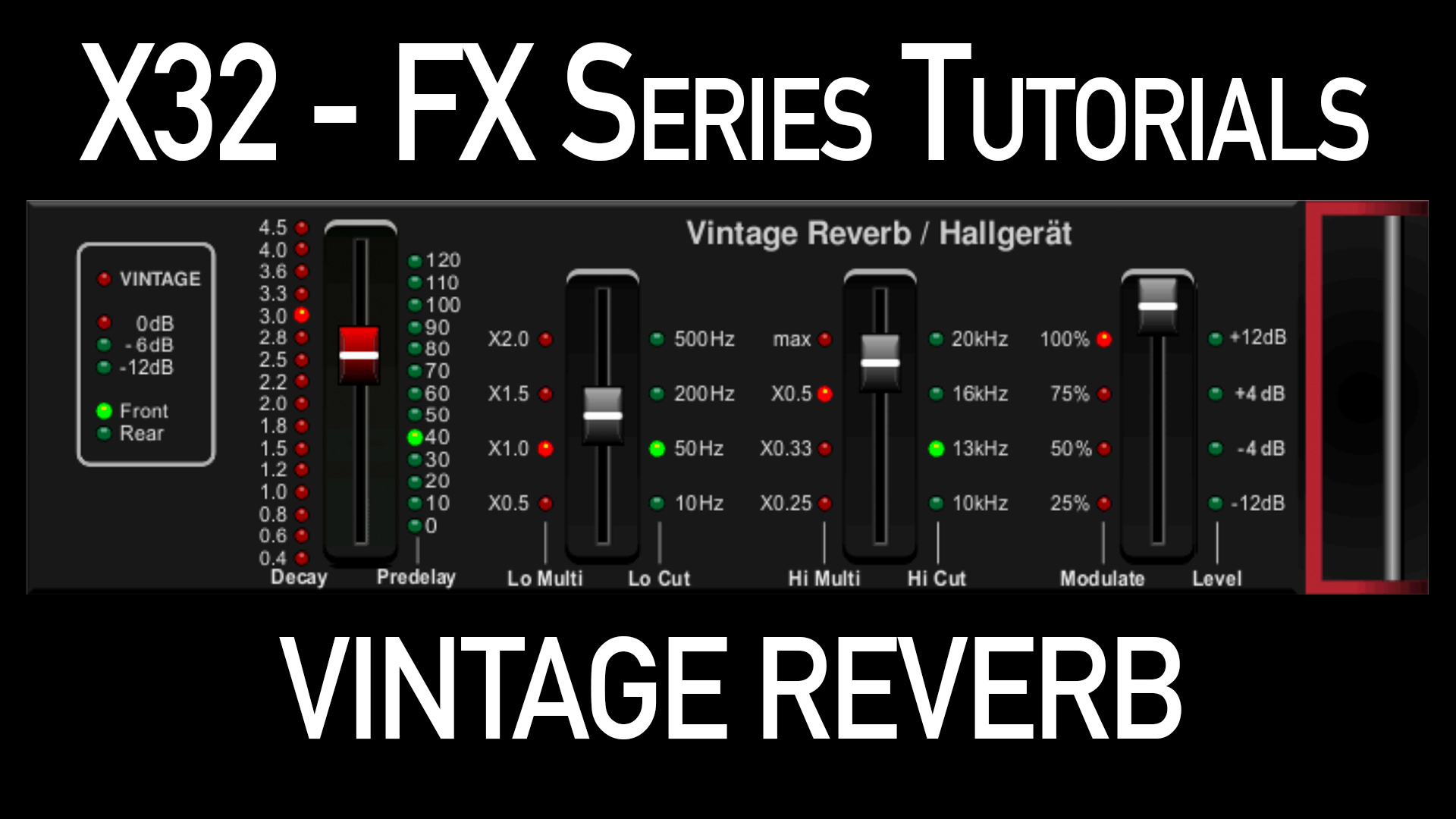 Shootout reverb. Behringer xr18 приложение. EMT 250 ревербератор. X32 Effects. EMT Reverb Vintage.