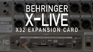 Behringer X-Live - Dual SD Recording Card