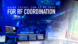 RF Prep for RF Coordination - TVFool.com