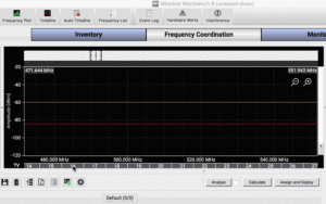 RF Prep for RF Coordination - Shure Wireless Workbench - Click to Exclude
