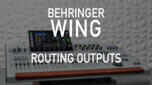 Behringer Wing Video 107 - Routing Outputs: This video is the seventh of the Behringer Wing 100 level tutorial videos. In this video I explain how to route to the outputs on the board.