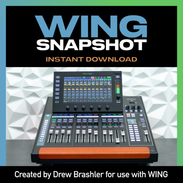 Behringer WING Snapshot Scene