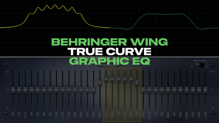 Behringer WING True Curve Graphic EQ