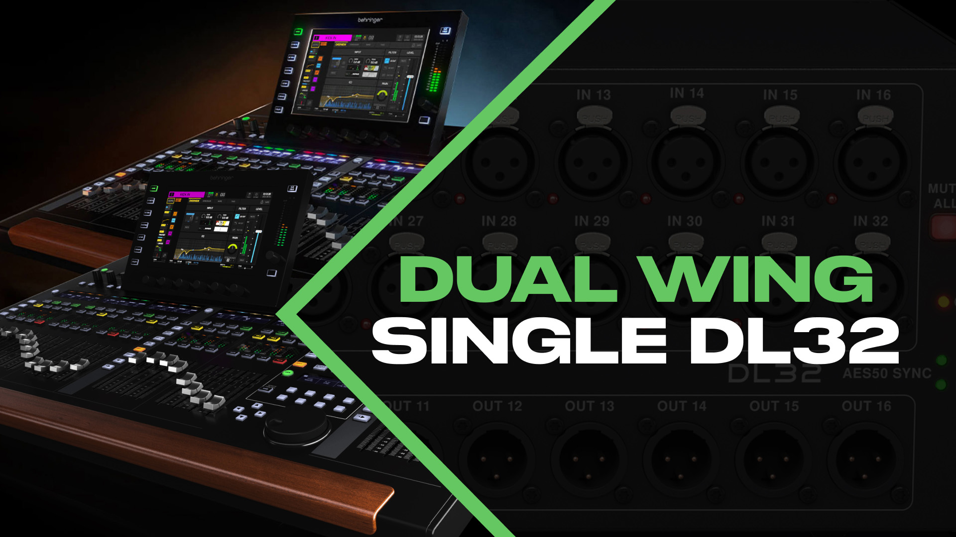 How to Connect Two Behringer WING to the Same Midas DL32