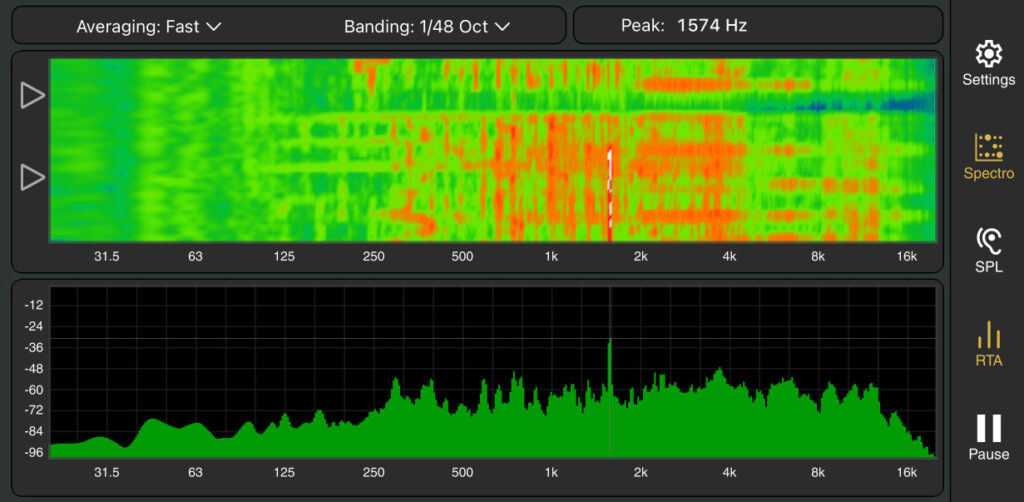 Rational Acoustics Smaart RTA Mobile App