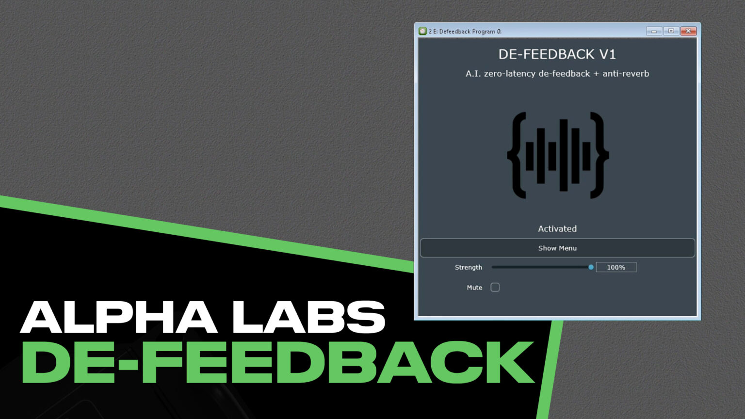 Alpha Labs De-Feedback Demo & Latency Testing