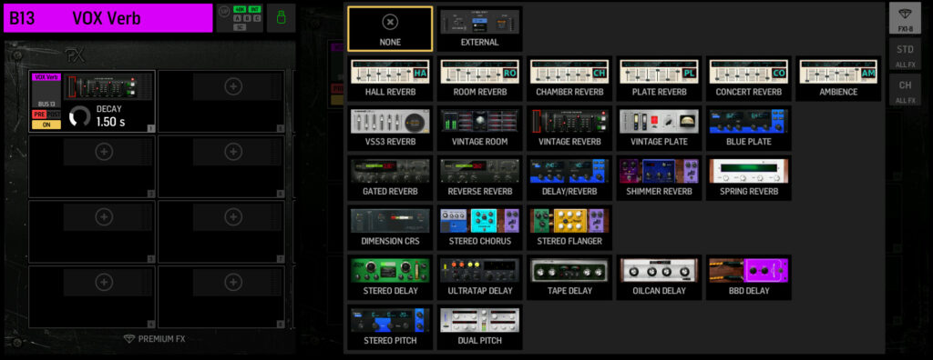 Behringer WING Effects Racks - Premium Effects