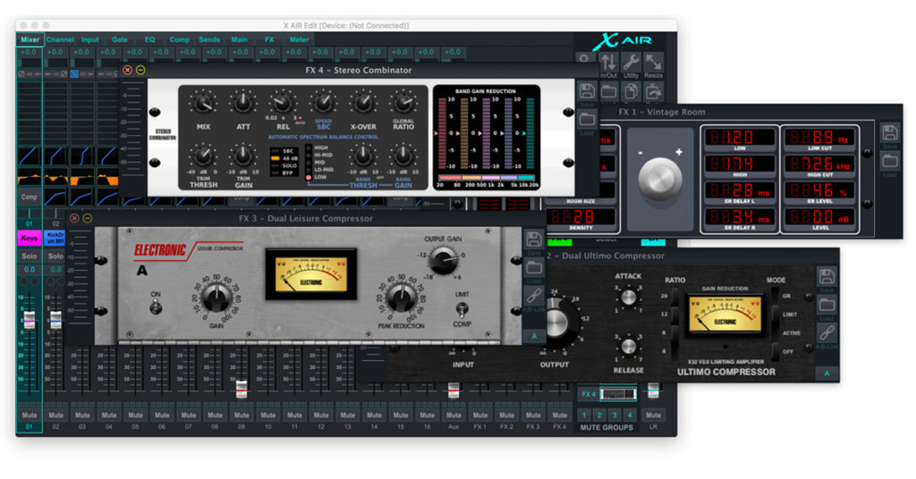 Effects Presets Library for the Behringer X-Air